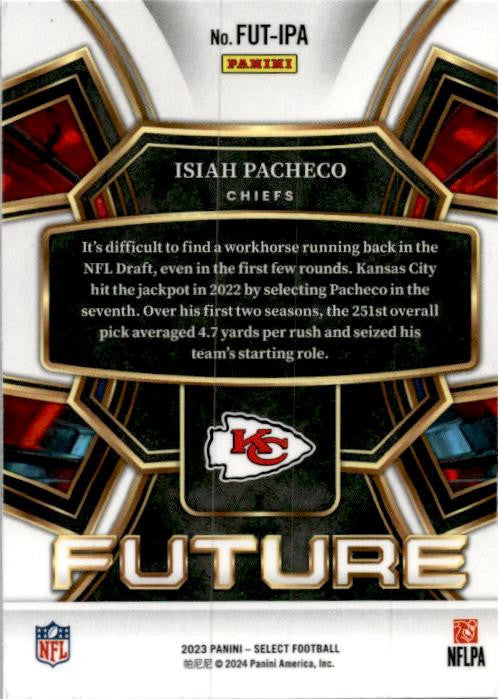 2023 Panini Select Select Future #FUT-IPA Isiah Pacheco Kansas City Chiefs