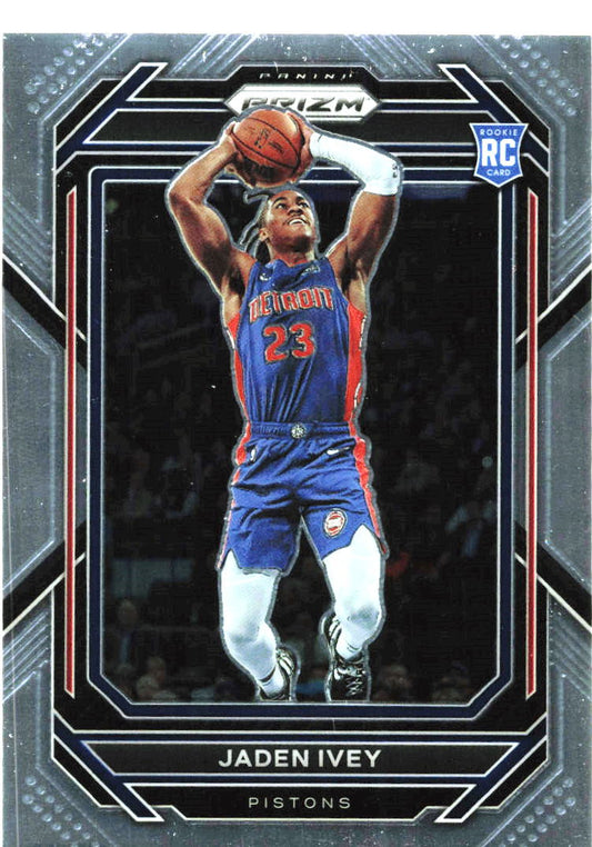 2022-23 Panini Prizm #256 Jaden Ivey Rookie Detroit Pistons
