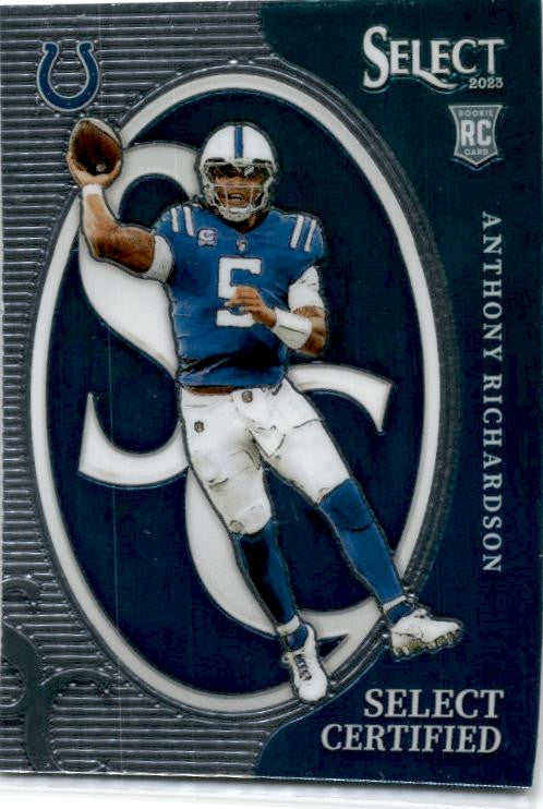 2023 Panini Select Select Certified Rookies #CRO-ARI Anthony Richardson Colts