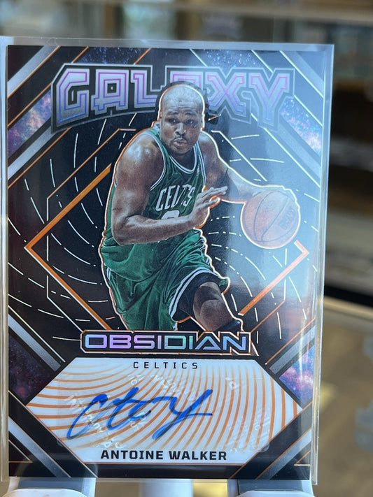 2022-23 Panini Obsidian Galaxy Ink Electric Etch Orange Antoine Walker /50