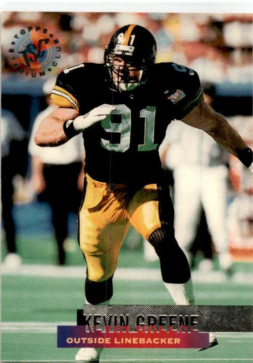 1995 Stadium Club #294 Kevin Greene Pittsburgh Steelers