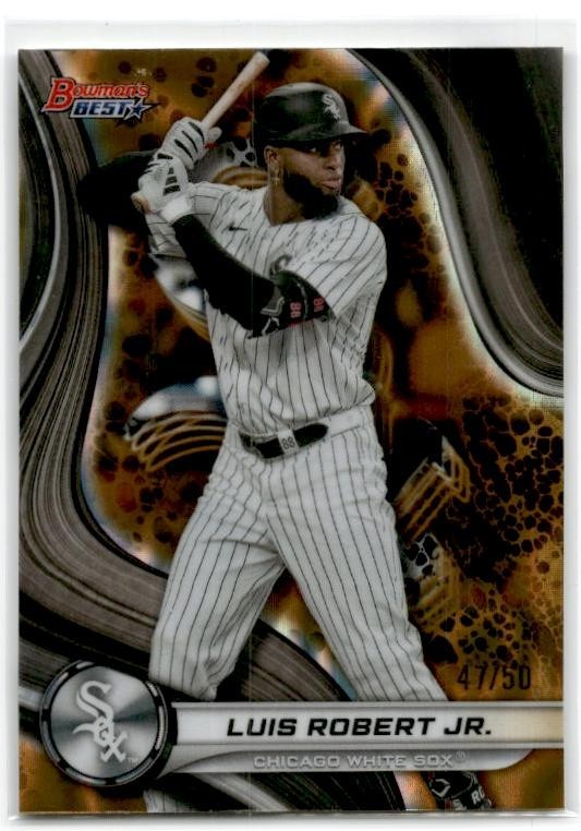 2024 Bowman's Best Gold Lava Refractors – /50 # Luis Robert JR
