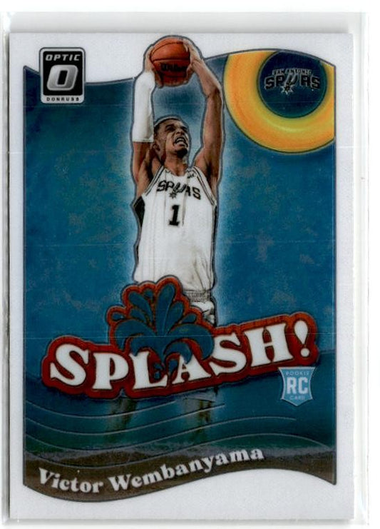 2023-24 Donruss Optic Splash #6 Victor Wembanyama San Antonio Spurs