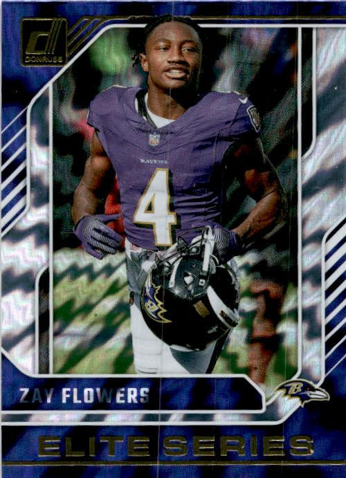 2024 Donruss The Elite Series #18 Zay Flowers Baltimore Ravens
