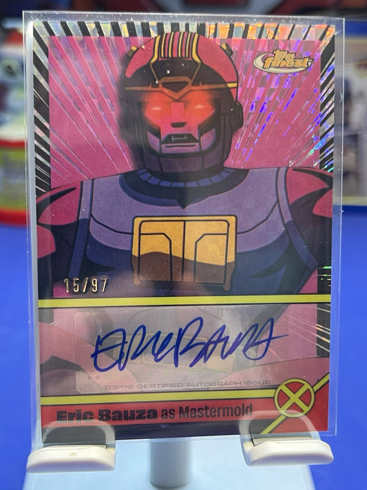 2025 Finest X-Men '97 Eric Bauza as Mastermold Voice Actor Auto X-Fractor /97