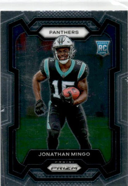 2023 Panini Prizm #312 Jonathan Mingo Rookie Carolina Panthers