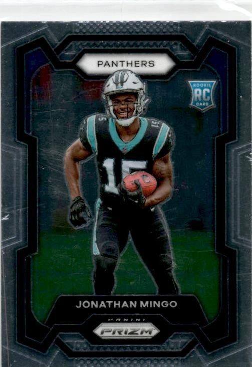 2023 Panini Prizm #312 Jonathan Mingo Rookie Carolina Panthers