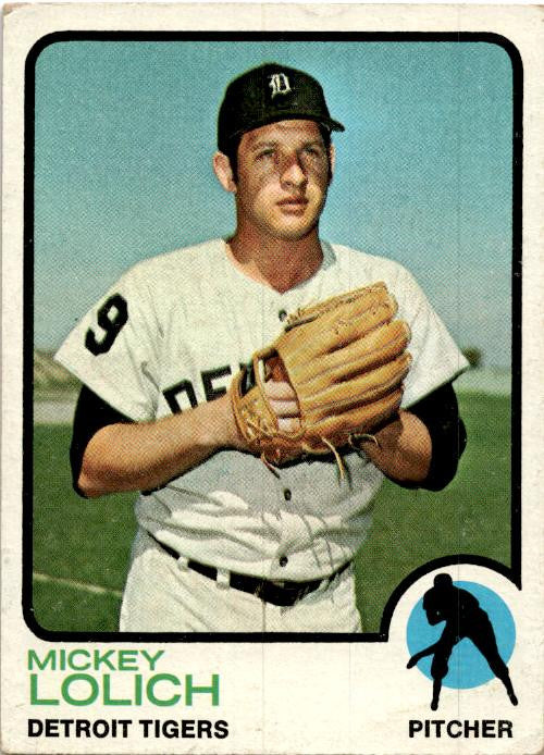 1973 Topps #390 Mickey Lolich Detroit Tigers