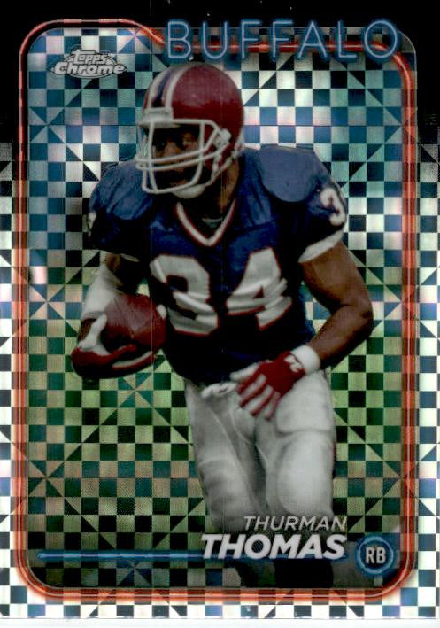 2024 Topps Chrome Checkboard #9 Thurman Thomas Bills