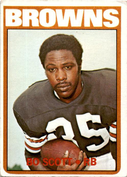 1972 Topps #187 Bo Scott Cleveland Browns