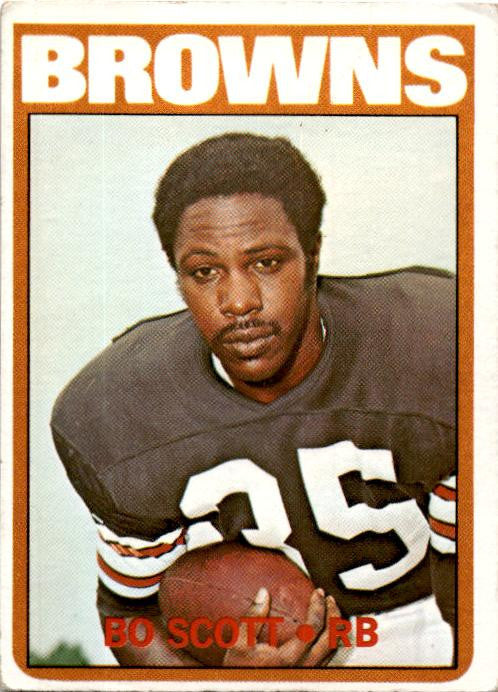 1972 Topps #187 Bo Scott Cleveland Browns
