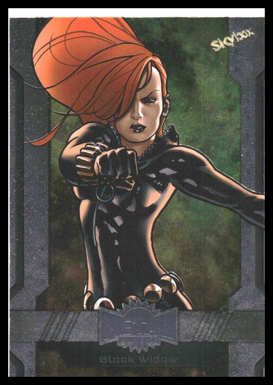 2024 SkyBox Metal Universe Marvel Avengers #13 Black Widow