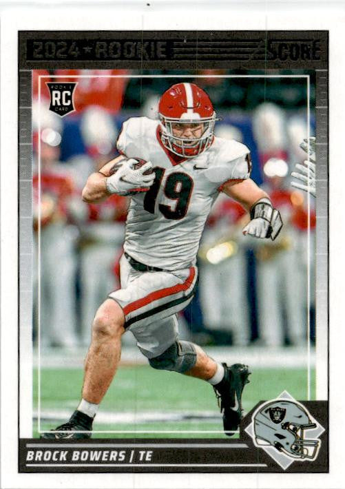2024 Score #310 Brock Bowers Rookie Las Vegas Raiders