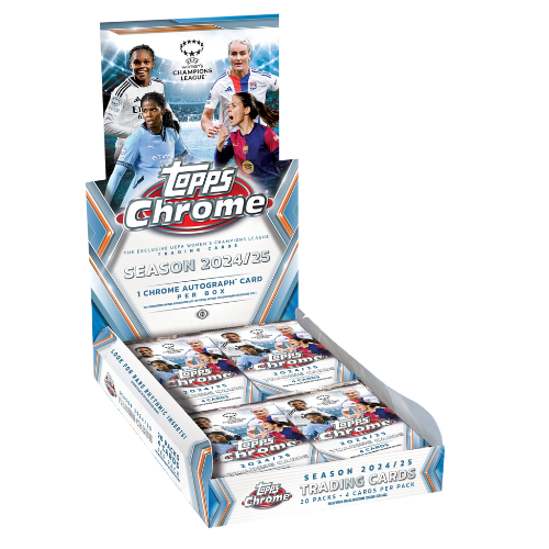 2024-25 Topps UEFA Women's Champions League Chrome Soccer Hobby Box