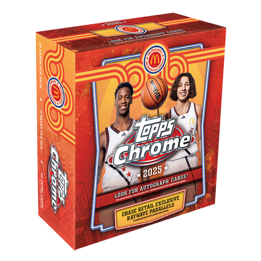 2025 Topps Chrome McDonald’s All-American Basketball - Mega Box