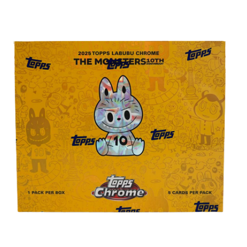 2025 Topps Chrome Labubu 10th Anniversary Hobby Box