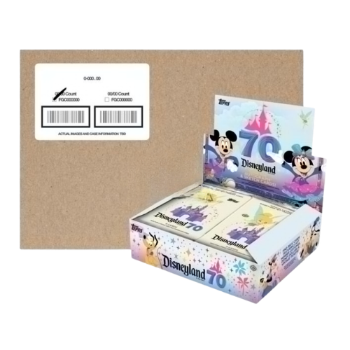 2025 Topps Disneyland 70th Anniversary Hobby 12-Box Case