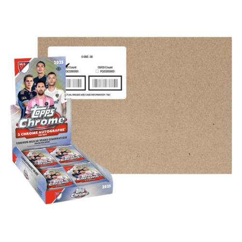 2025 Topps MLS Chrome Soccer Hobby 12-Box Case