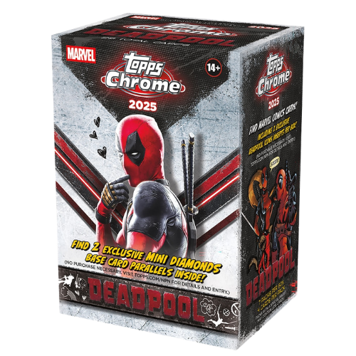 2025 Topps Chrome Marvel Deadpool Blaster Box