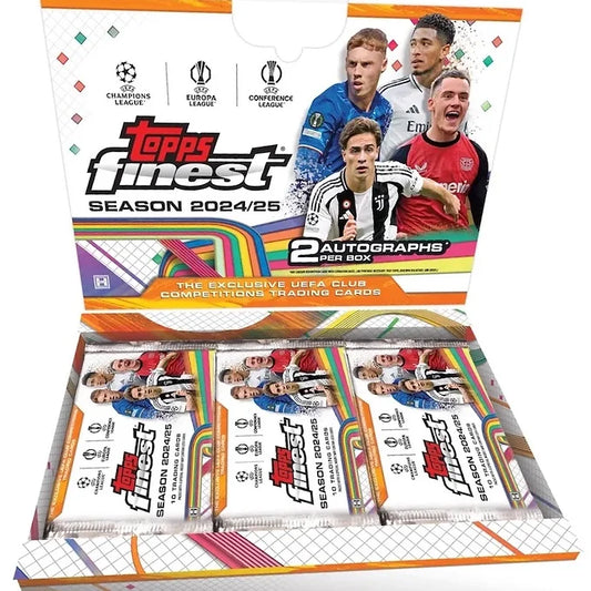 2024-25 Topps UEFA Club Competitions Finest Soccer Hobby Box